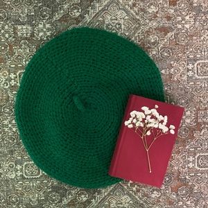 Handmade crochet beret